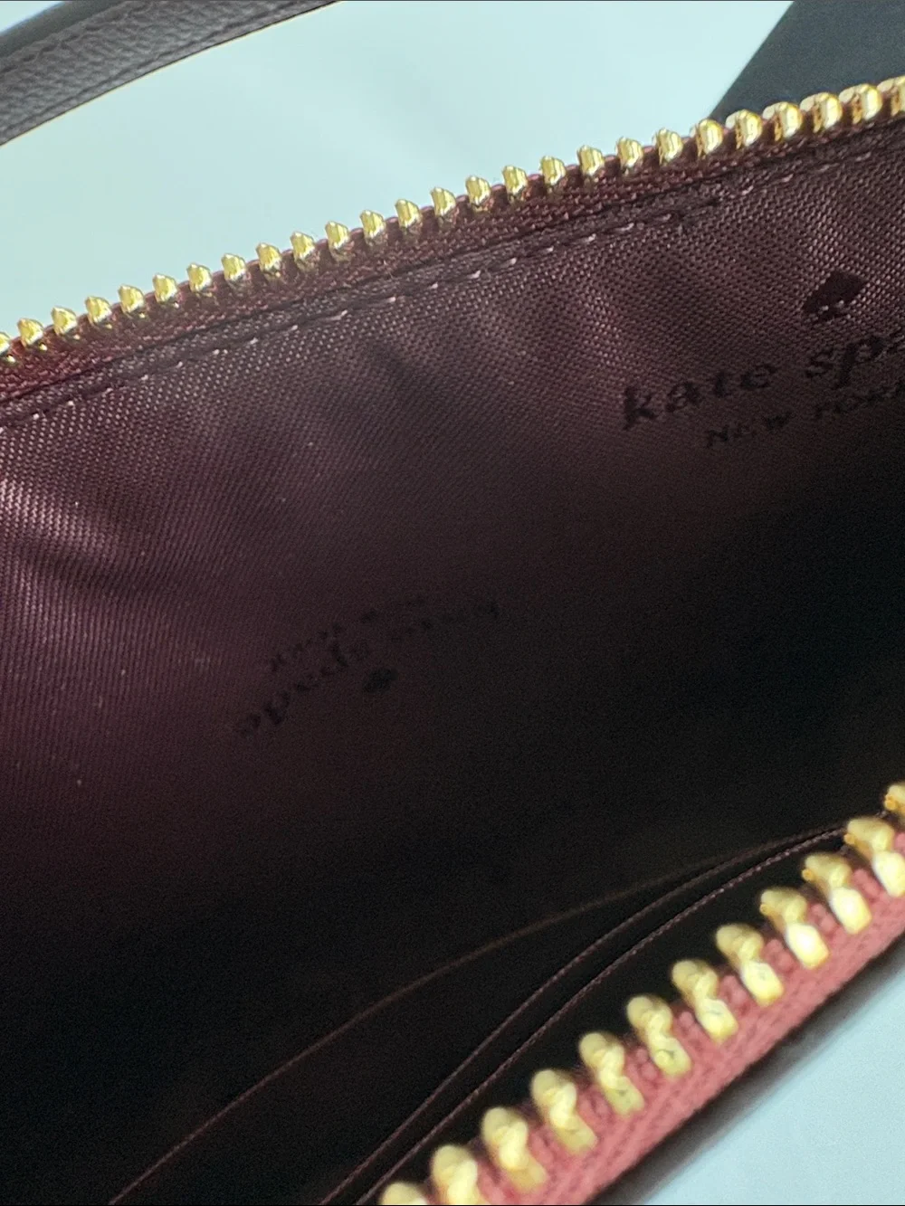 kate spade flower embroidered convertible wristlet - dark marlo